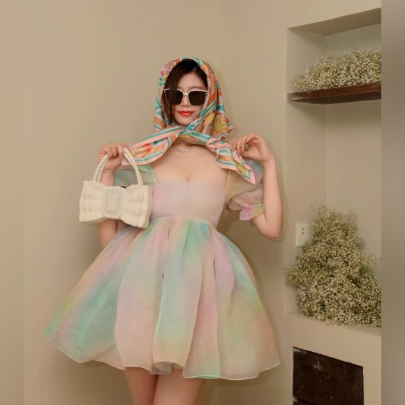 NWT Selkie puff dress. Size S - Picture 10 of 16